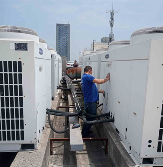 朗县中央空调制热和不制冷系统维修方法